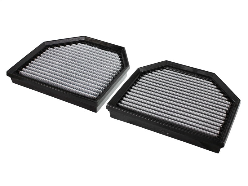 aFe MagnumFLOW OEM Replacement Air Filter PRO Dry S 2015 BMW M3/M4 (F80/F82) 3.0L S55 (tt) Qty. 2 - Air Filters - Drop In - aFe