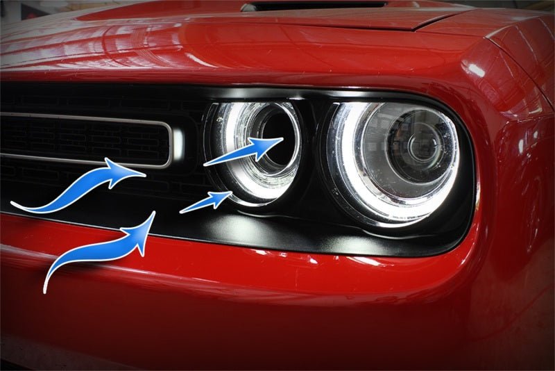 aFe Momentum GT Carbon Fiber Dynamic Air Scoop 15 - 18 Dodge Challenger V6 - 3.6L/V8 - 5.7L/6.4L HEMI - Air Intake Components - aFe