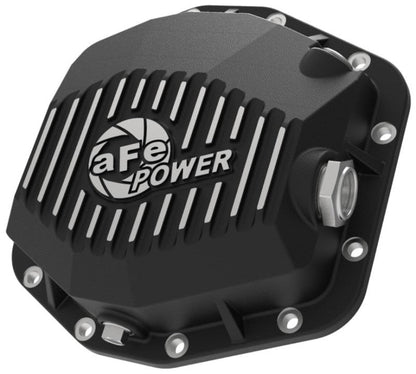 aFe POWER 2021 Ford Bronco w/ Dana M220 Differential Cover Black Street Series w/ Machined Fins - Diff Covers - aFe