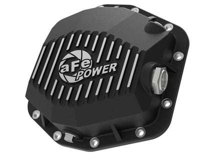 aFe POWER 2021 Ford Bronco w/ Dana M220 Differential Cover Black Street Series w/ Machined Fins - Diff Covers - aFe