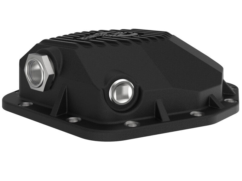 aFe POWER 2021 Ford Bronco w/ Dana M220 Differential Cover Black Street Series w/ Machined Fins - Diff Covers - aFe