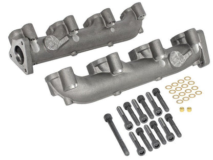 aFe Power BladeRunner Ported Ductile Iron Exhaust Manifold 01 - 16 GM Diesel Trucks V8 - 6.6L (td) - Headers & Manifolds - aFe