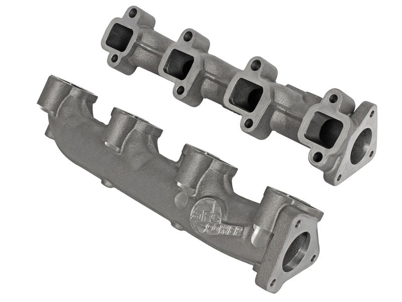 aFe Power BladeRunner Ported Ductile Iron Exhaust Manifold 01 - 16 GM Diesel Trucks V8 - 6.6L (td) - Headers & Manifolds - aFe