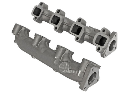 aFe Power BladeRunner Ported Ductile Iron Exhaust Manifold 01 - 16 GM Diesel Trucks V8 - 6.6L (td) - Headers & Manifolds - aFe