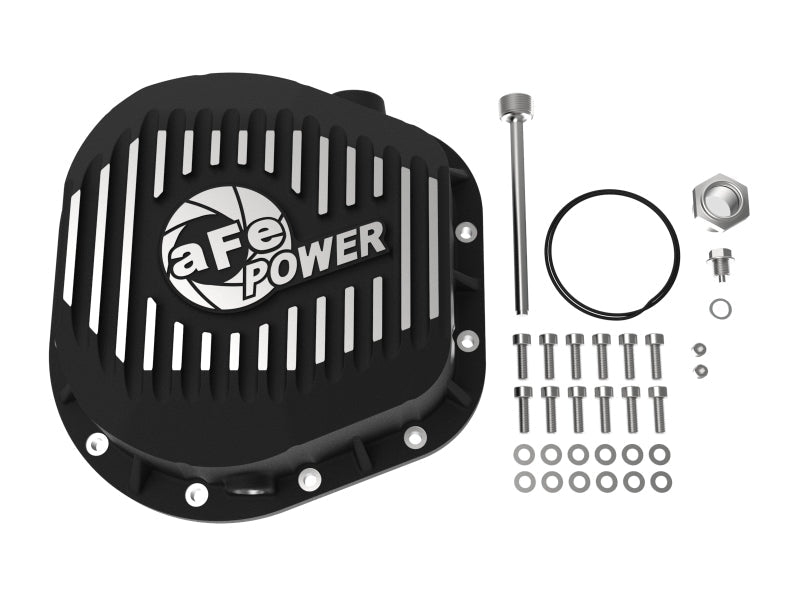 aFe Power Cover Diff Rear Machined COV Diff R Ford Diesel Trucks 86 - 11 V8 - 6.4/6.7L (td) Machined - Diff Covers - aFe