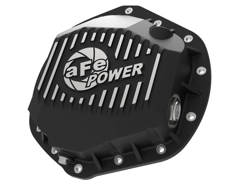 aFe Power Cover Diff Rear Machined GM Diesel Trucks 01 - 18 V8 - 6.6L / GM Gas Trucks 01 - 18 V8 - 8.1L/6.0L - Diff Covers - aFe