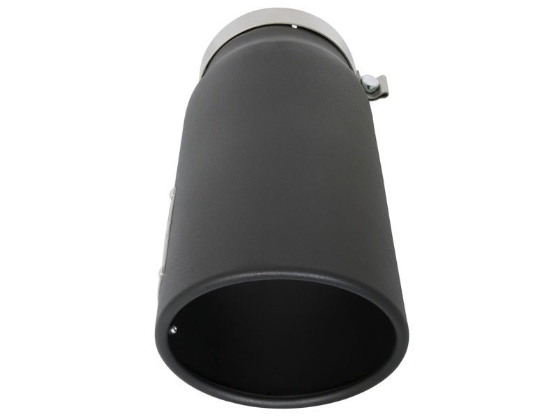 aFe Power MACH Force - Xp 5in In x 6in Out x 15in L Bolt - On 409 SS Exhaust Tip - Black - Catback - aFe