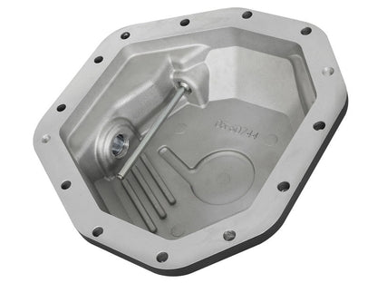 aFe Power Pro Ser Rear Diff Cover Black w/Mach Fins 2017 Ford Diesel Trucks V8 - 6.7L(td) Dana M275 - 14 - Diff Covers - aFe