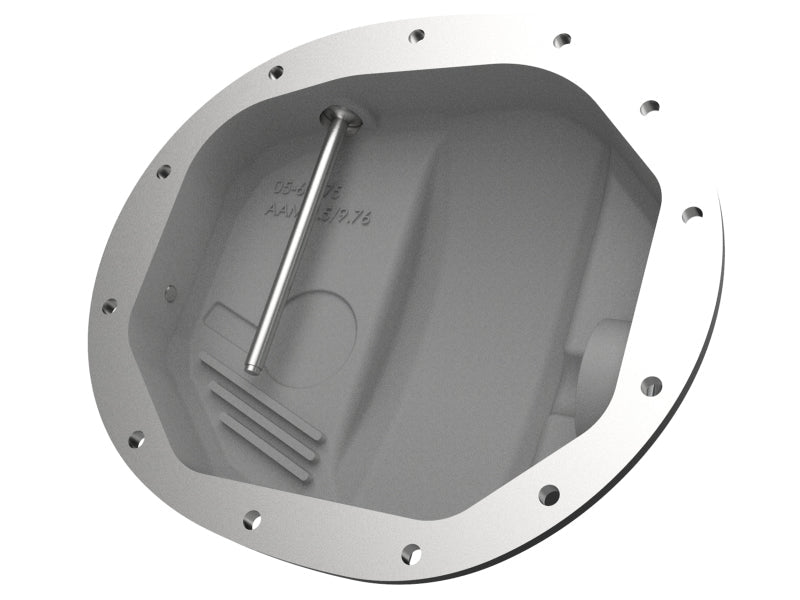 aFe Power Pro Series AAM 9.5/9.76 Rear Diff Cover Black w/Mach Fins 14 - 19 GM Silverado/Sierra 1500 - Diff Covers - aFe
