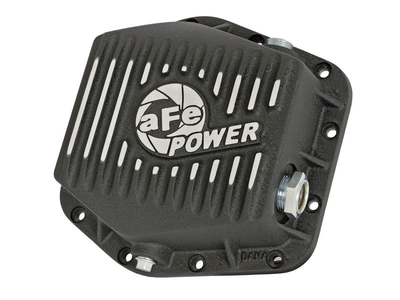 aFe Power Rear Differential Cover (Machined Black) 15 - 17 GM Colorado/Canyon 12 Bolt Axles - Diff Covers - aFe