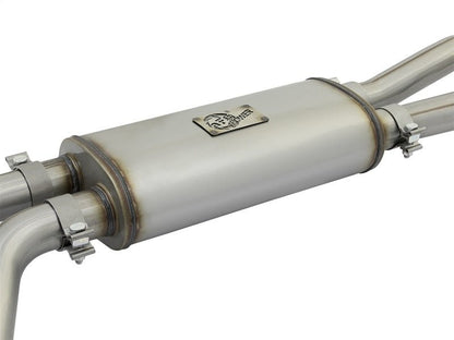 aFe POWER Rebel Series 2 - 1/2in 409 SS Cat Back Exhaust w/ Black Tips 16 - 17 Nissan Titan V8 5.6L - Catback - aFe