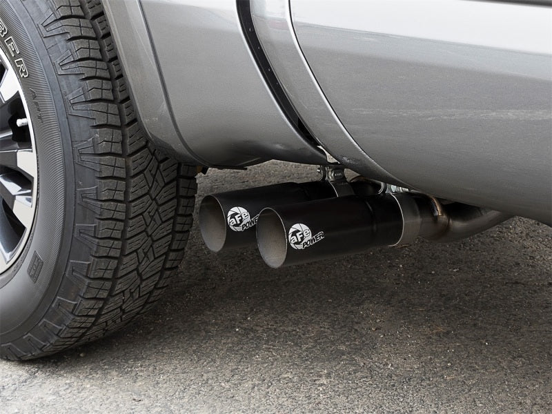 aFe POWER Rebel Series 2 - 1/2in 409 SS Cat Back Exhaust w/ Black Tips 16 - 17 Nissan Titan V8 5.6L - Catback - aFe
