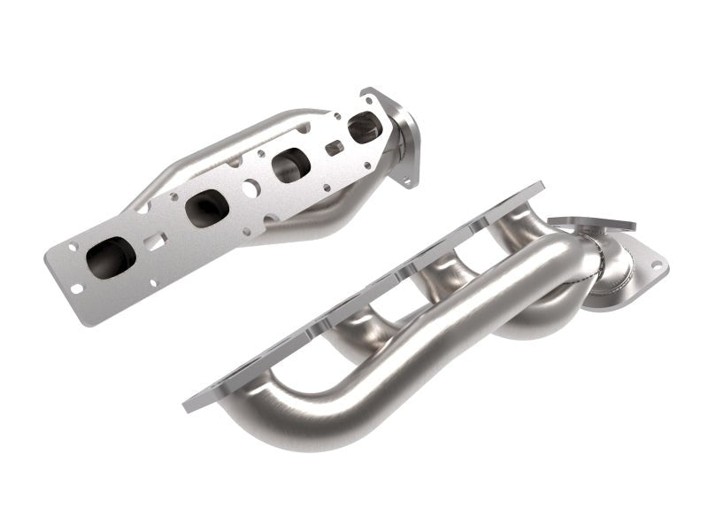 aFe Power Twisted Steel 304SS Shorty Header 19 - 21 Ram 2500/3500 V8 - 6.4L - Headers & Manifolds - aFe