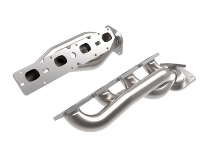 aFe Power Twisted Steel 304SS Shorty Header 19 - 21 Ram 2500/3500 V8 - 6.4L - Headers & Manifolds - aFe
