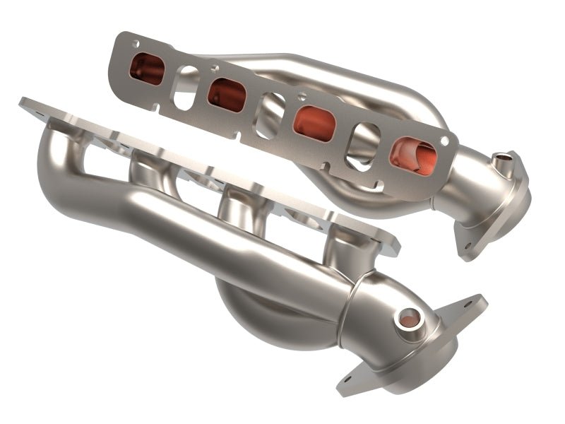 aFe Power Twisted Steel 304SS Shorty Header 2021 Ram 1500 TRX V8 - 6.2L - Headers & Manifolds - aFe