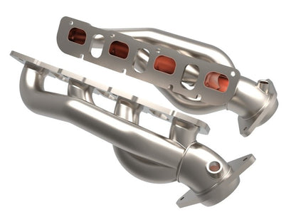 aFe Power Twisted Steel 304SS Shorty Header 2021 Ram 1500 TRX V8 - 6.2L - Headers & Manifolds - aFe