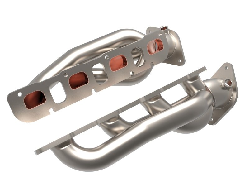 aFe Power Twisted Steel 304SS Shorty Header 2021 Ram 1500 TRX V8 - 6.2L - Headers & Manifolds - aFe