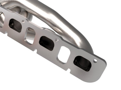aFe Power Twisted Steel 304SS Shorty Header 2021 Ram 1500 TRX V8 - 6.2L (uncoated) - Headers & Manifolds - aFe