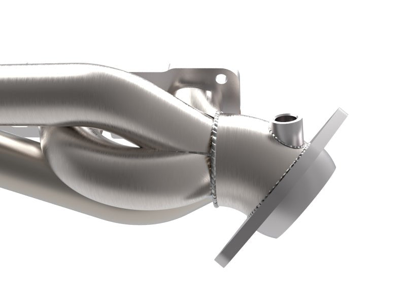 aFe Power Twisted Steel 304SS Shorty Header 2021 Ram 1500 TRX V8 - 6.2L (uncoated) - Headers & Manifolds - aFe