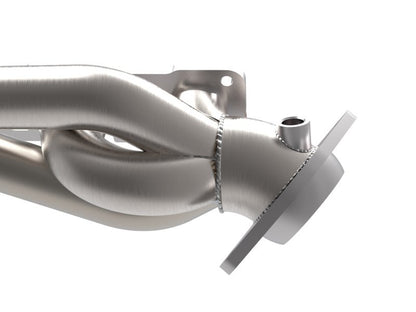 aFe Power Twisted Steel 304SS Shorty Header 2021 Ram 1500 TRX V8 - 6.2L (uncoated) - Headers & Manifolds - aFe