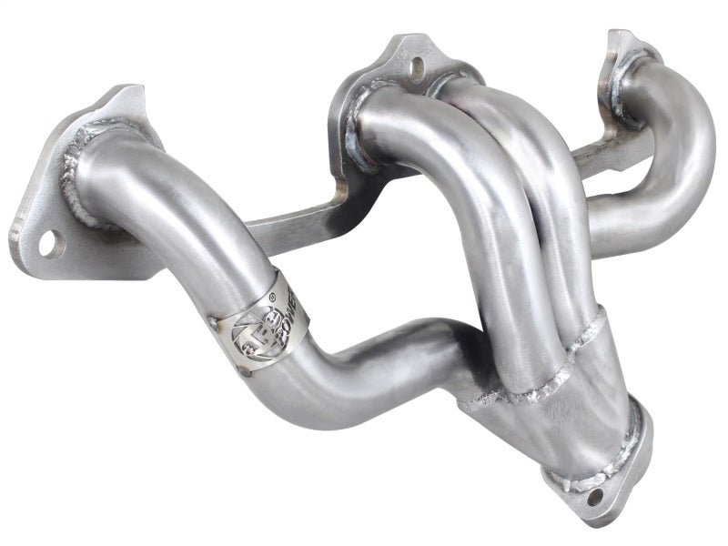 aFe Power Twisted Steel Exhaust Headers 409 Stainless Steel 83 - 02 Jeep Wrangler (YJ) L4 2.5L - Headers & Manifolds - aFe