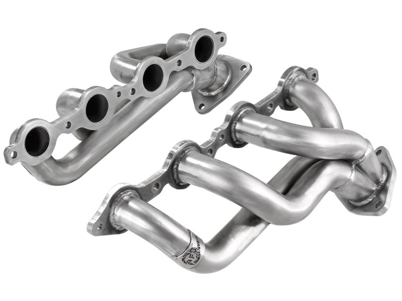 aFe Power Twisted Steel Headers 409 Stainless Steel 02 - 13 GM Silverado/Sierra 1500 V8 GMT800/GMT900 - Headers & Manifolds - aFe