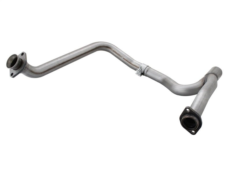 aFe Power Twisted Steel Y - Pipe Stainless Steel 2.5in 12 - 14 Jeep Wrangler V6 3.6L - Headers & Manifolds - aFe