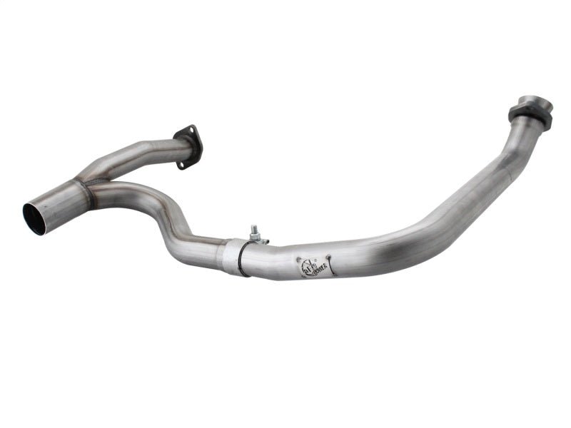 aFe Power Twisted Steel Y - Pipe Stainless Steel 2.5in 12 - 14 Jeep Wrangler V6 3.6L - Headers & Manifolds - aFe