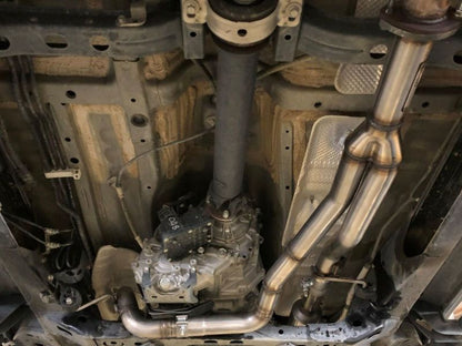 aFe Power Twisted Steel Y - Pipe w/ Cat SS 16 - 20 Toyota Tacoma V6 3.5L (4WD Only) - Headers & Manifolds - aFe