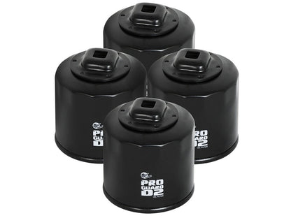 aFe Pro GUARD D2 Oil Filter 02 - 17 Nissan Cars L4/ 04 - 17 Subaru Cars H4 (4 Pack) - Oil Filters - aFe