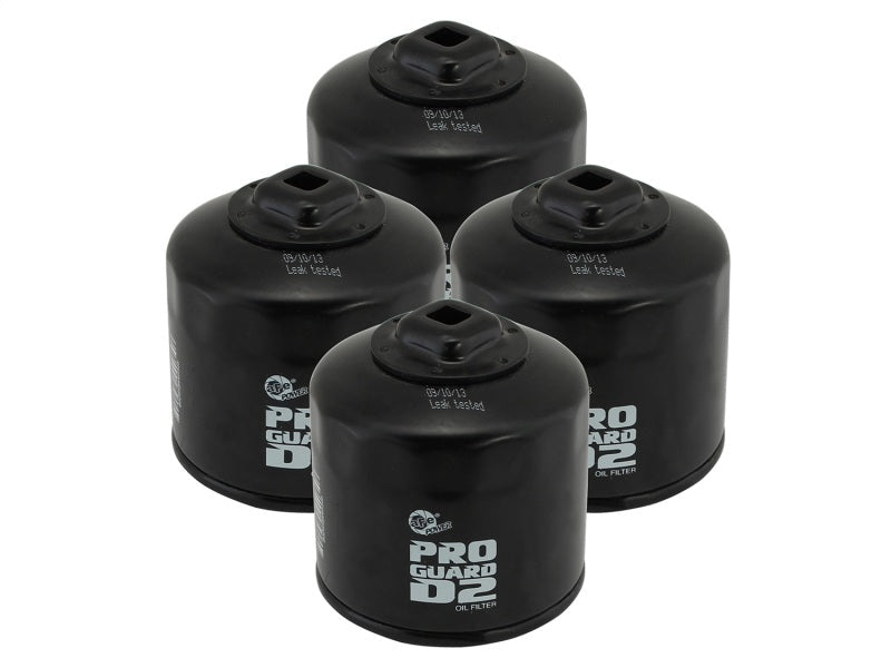 aFe Pro GUARD D2 Oil Filter 13 - 17 Scion FR - S / Subaru BRZ H4 - 2.0L (4 Pack) - Oil Filters - aFe