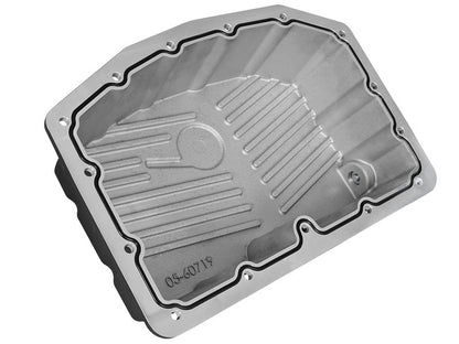 AFE Pro Series Engine Oil Pan Black w/Machined Fins; 11 - 16 Ford Powerstroke V8 - 6.7L (td) - Diff Covers - aFe