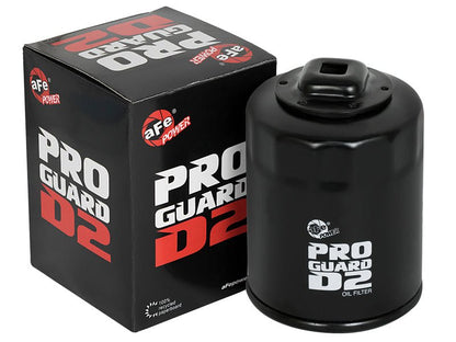 aFe ProGuard D2 Fluid Filters Fuel F/F Oil; Nissan Trucks 99 - 14; Honda Cars 01 - 14 - Oil Filters - aFe