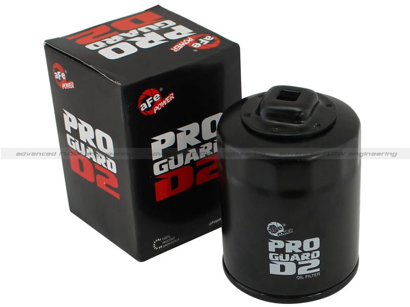 aFe ProGuard D2 Fluid Filters Fuel F/F Oil; Nissan Trucks 99 - 14; Honda Cars 01 - 14 - Oil Filters - aFe