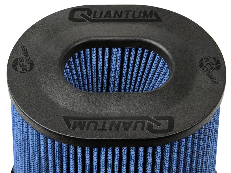 aFe Quantum Pro - 5 R Air Filter Inverted Top - 5in Flange x 9in Height - Oiled P5R - Cold Air Intakes - aFe