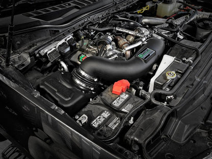 aFe Quantum Pro 5R Cold Air Intake System 17 - 18 Ford Powerstroke V8 - 6.7L - Oiled - Cold Air Intakes - aFe