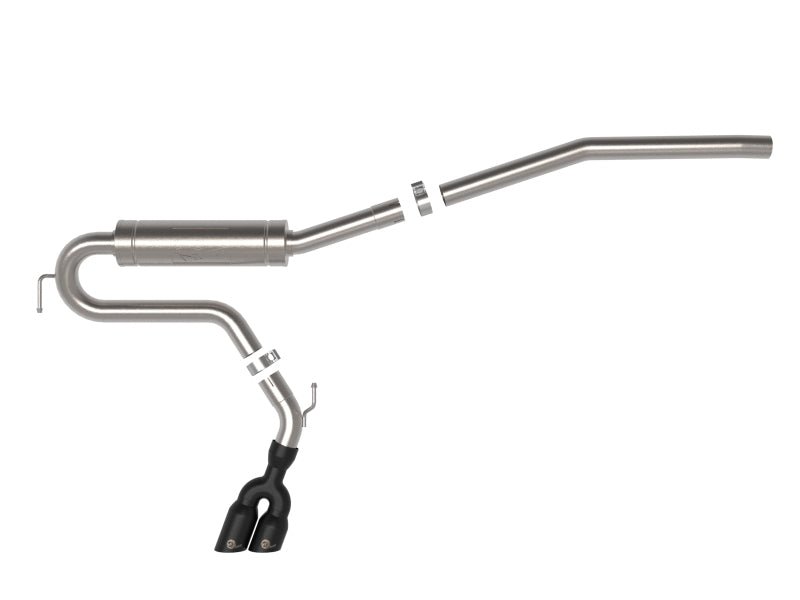 aFe Rebel Series 2.5in 409 SS Cat - Back Exhaust w/ Black Tip 2022 Ford Maverick - Catback - aFe