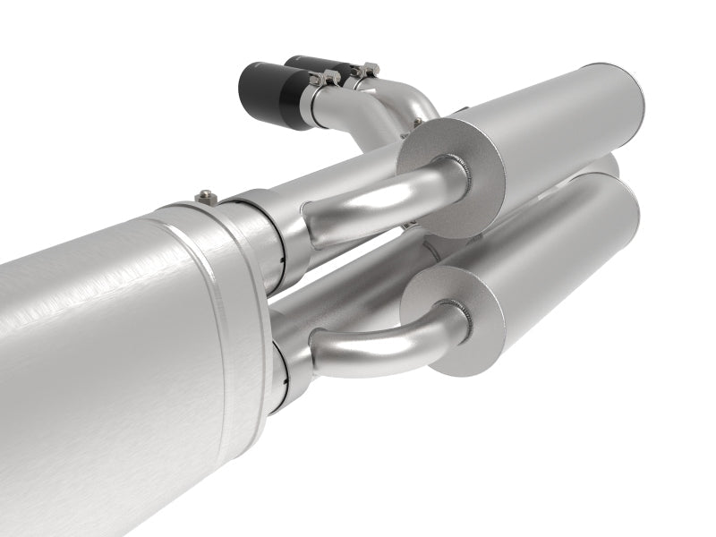 aFe Rebel Series 3in 409 SS Cat - Back Exhaust w/ Black Tips 17 - 20 Ford F - 250/F350 V8 6.2L/7.3L - Catback - aFe