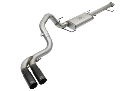 aFe Rebel Series 3in Stainless Steel Cat - Back Exhaust System w/Black Tips 07 - 14 Toyota FJ Cruiser - Catback - aFe