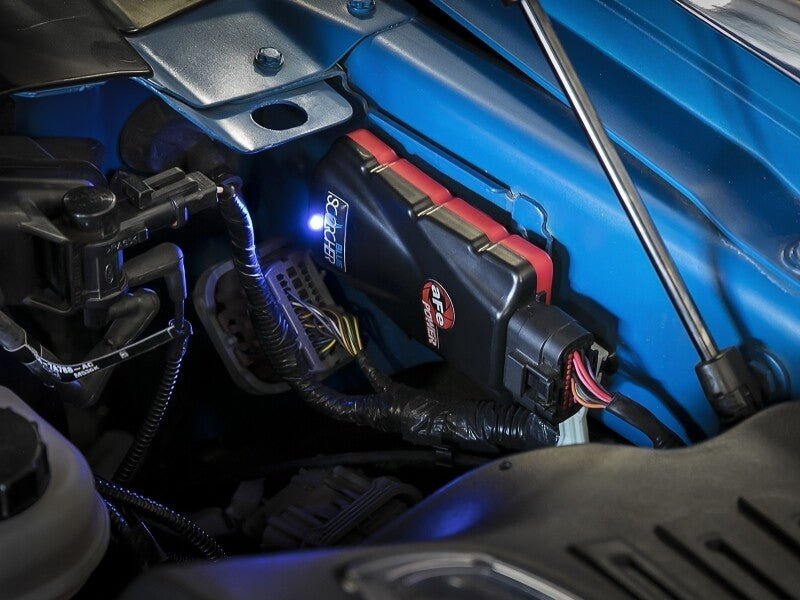 aFe Scorcher Blue Module 22 - 24 Toyota Tundra / 23 - 24 Sequoia V6 - 3.4L (tt) - In - Line Modules - aFe