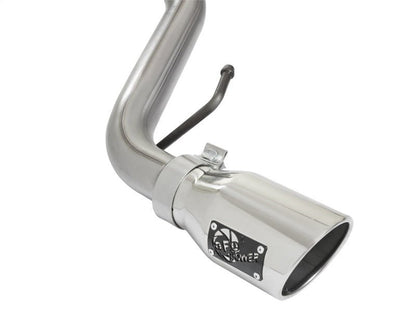 aFe Scorpion 2 - 1/2in Alum Steel Cat - Back Exhaust w/ Polished Tips 07 - 17 Toyota FJ Cruiser V6 4.0L - X Pipes - aFe
