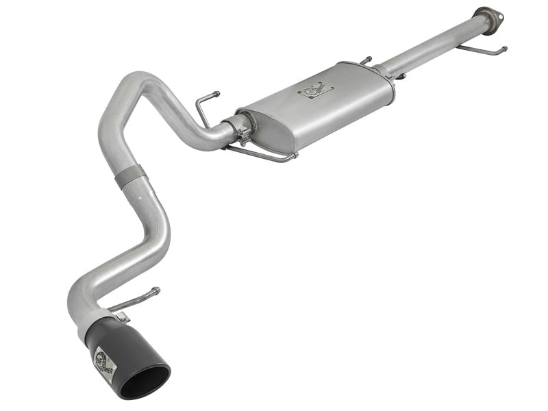 aFe Scorpion 2 - 1/2in Aluminized Steel Cat - Back Exhaust w/ Black Tips 07 - 17 Toyota FJ Cruiser V6 4.0L - Catback - aFe