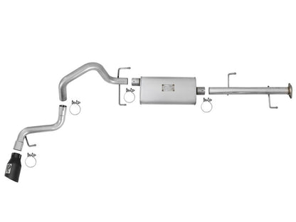 aFe Scorpion 2 - 1/2in Aluminized Steel Cat - Back Exhaust w/ Black Tips 07 - 17 Toyota FJ Cruiser V6 4.0L - Catback - aFe