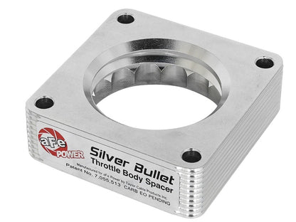 aFe Silver Bullet Throttle Body Spacer 03 - 06 Nissan 350Z V6 3.5L (VQ35DE) - Throttle Body Spacers - aFe