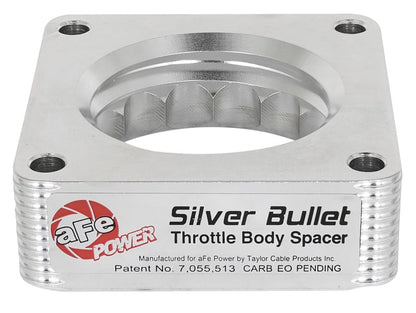 aFe Silver Bullet Throttle Body Spacer 03 - 06 Nissan 350Z V6 3.5L (VQ35DE) - Throttle Body Spacers - aFe