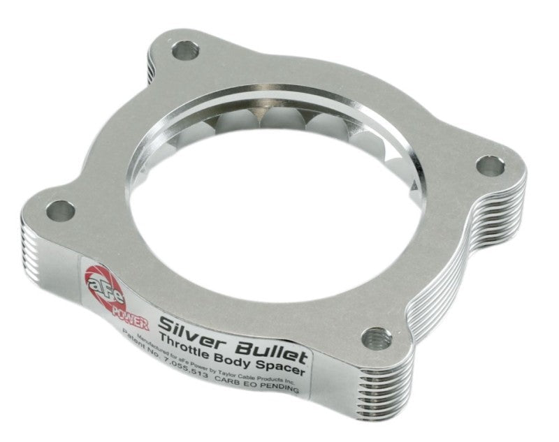 aFe Silver Bullet Throttle Body Spacer 04 - 12 GM Colorado/Canyon L5 3.5L/3.7L - Throttle Body Spacers - aFe