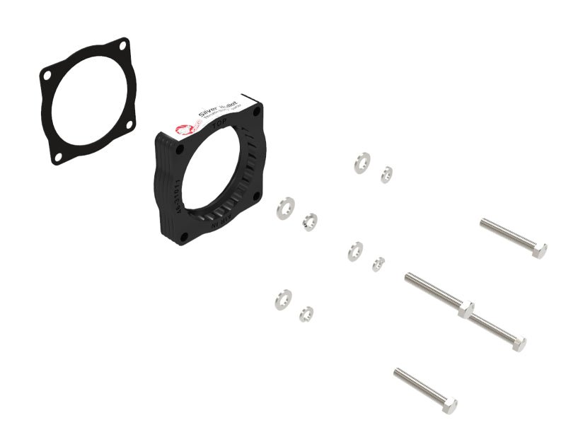 aFe Silver Bullet Throttle Body Spacer 07 - 13 BMW 328i (E90/E91/E92/E93) L6 - 3.0L N52 - Throttle Body Spacers - aFe