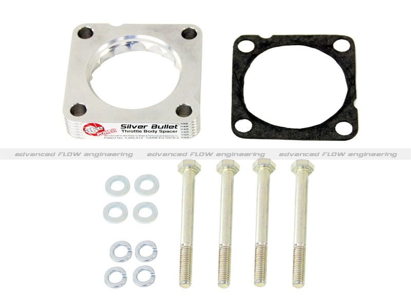 aFe Silver Bullet Throttle Body Spacer 12 Honda Civic Si / 08 - 12 Honda Accord / 09 - 12 Acura TSX - Throttle Body Spacers - aFe
