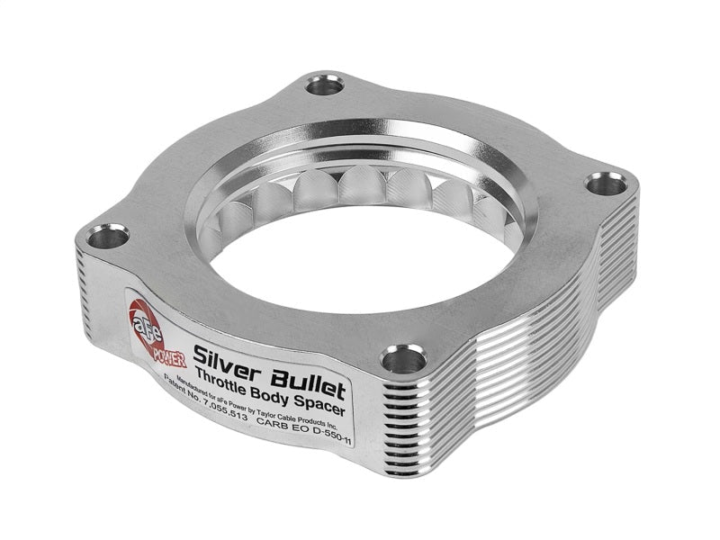 aFe Silver Bullet Throttle Body Spacer N62 Only BMW (E53) 04 - 09 5series (E60) 04 - 09 6series (E63/64) - Throttle Body Spacers - aFe