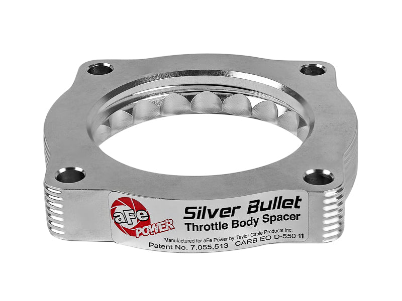 aFe Silver Bullet Throttle Body Spacers TBS BMW 335i (N54) 07 - 11 135i/535i 08 - 10 L6 - 3.0L (tt) - Throttle Body Spacers - aFe